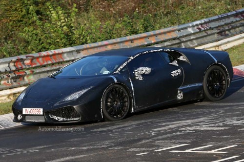 2015 Lamborghini Cabrera prototype testing on Nurburgring 
