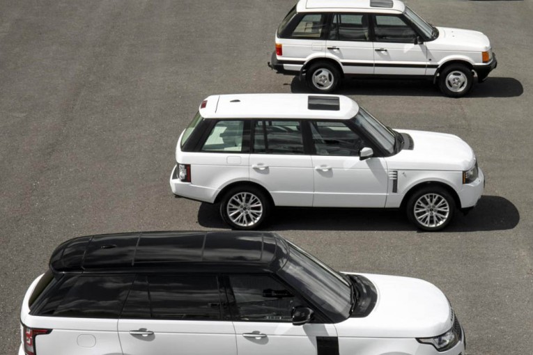 Four generations Land Rover Range Rover 04