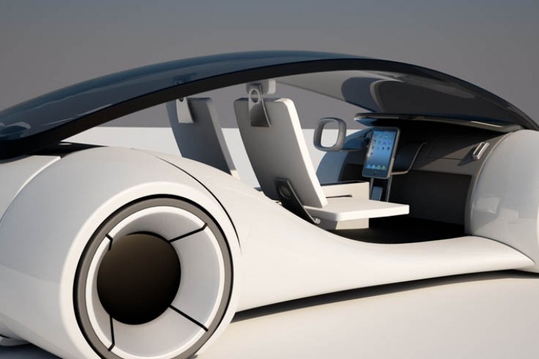 Apple iCar rendered