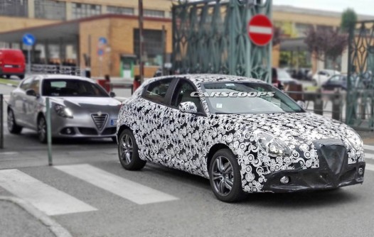 2017 Alfa Romeo Giulietta Facelift Spyphoto