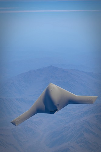 UCAV cranked kite