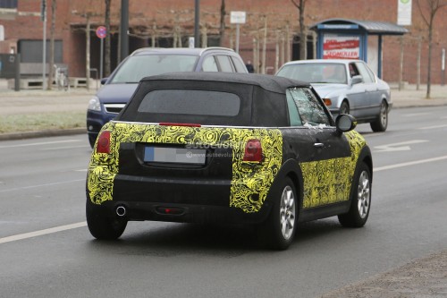 New Mini convertible spotted