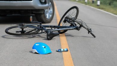تصادف خودرو و دوچرخه سوار