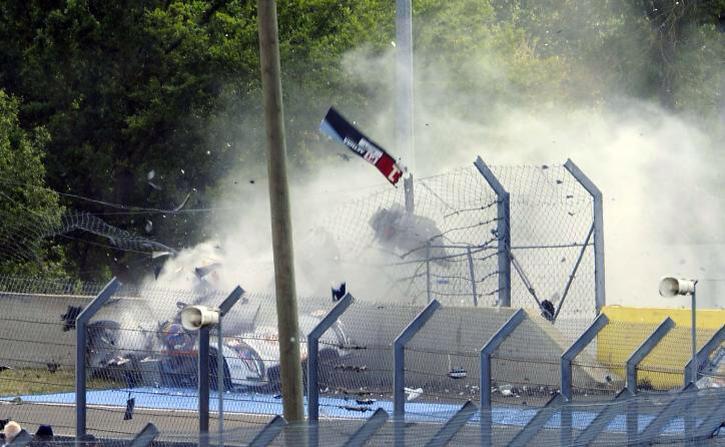 Audi R18 Destroyed In Huge Le Mans Crash
